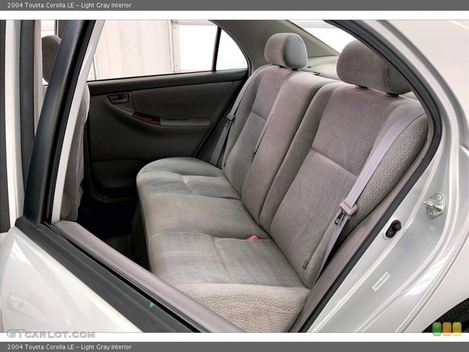 Light Gray Interior Rear Seat for the 2004 Toyota Corolla LE #145630958