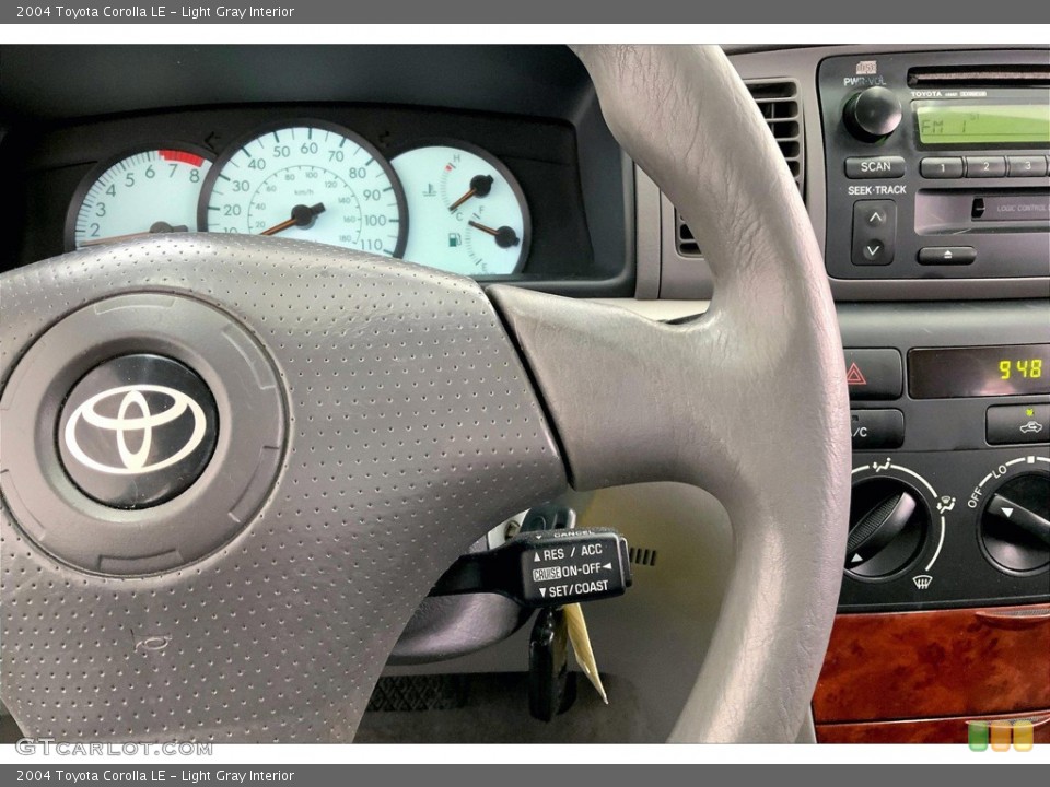 Light Gray Interior Steering Wheel for the 2004 Toyota Corolla LE #145631009