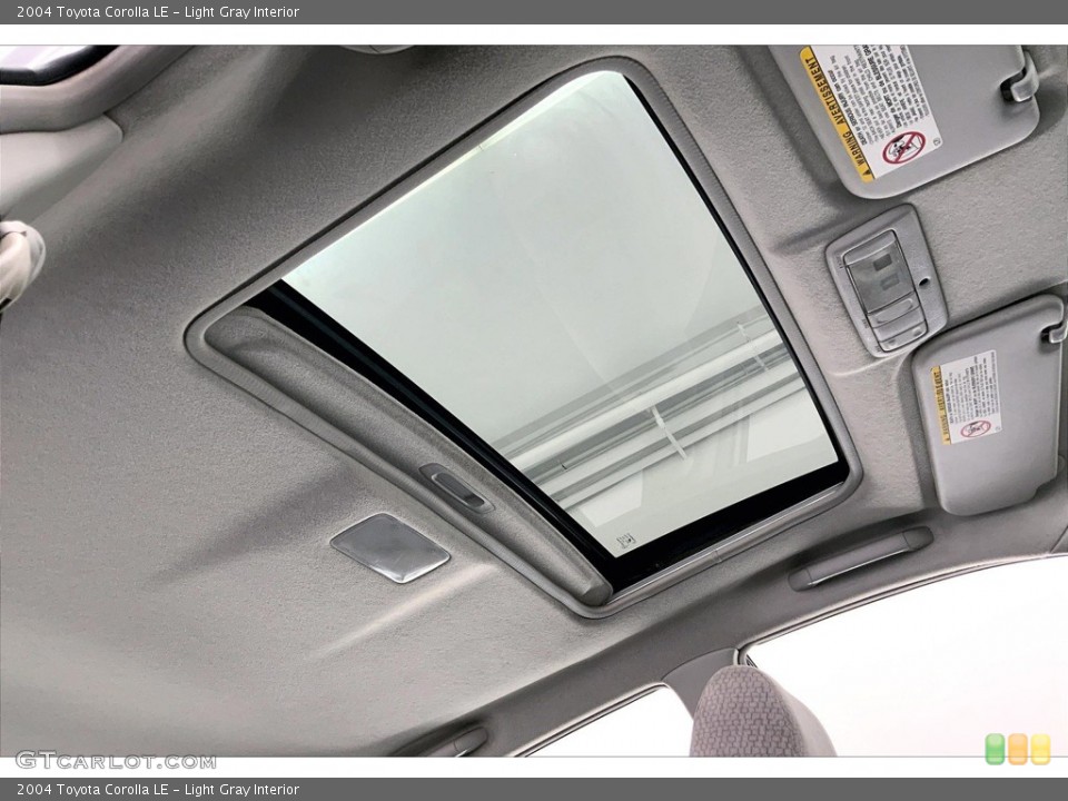 Light Gray Interior Sunroof for the 2004 Toyota Corolla LE #145631096