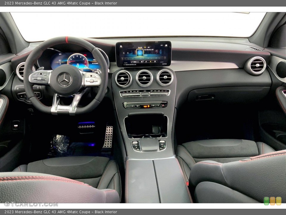Black Interior Dashboard for the 2023 Mercedes-Benz GLC 43 AMG 4Matic Coupe #145631474