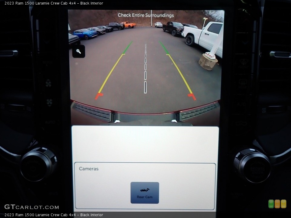 Black Interior Controls for the 2023 Ram 1500 Laramie Crew Cab 4x4 #145632260