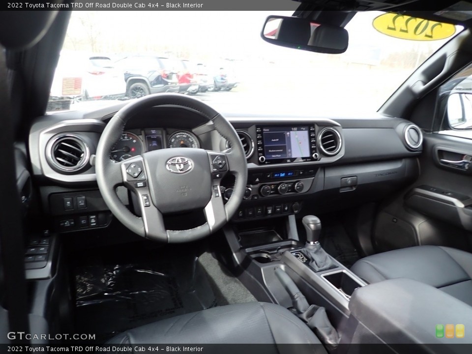 Black Interior Photo for the 2022 Toyota Tacoma TRD Off Road Double Cab 4x4 #145633466