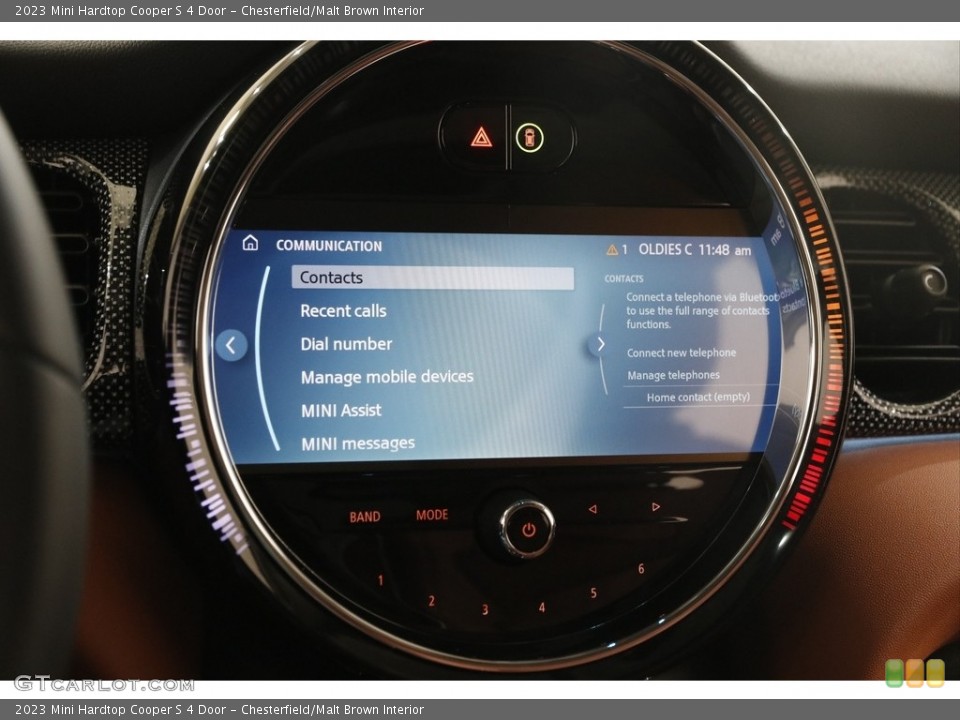 Chesterfield/Malt Brown Interior Controls for the 2023 Mini Hardtop Cooper S 4 Door #145634438
