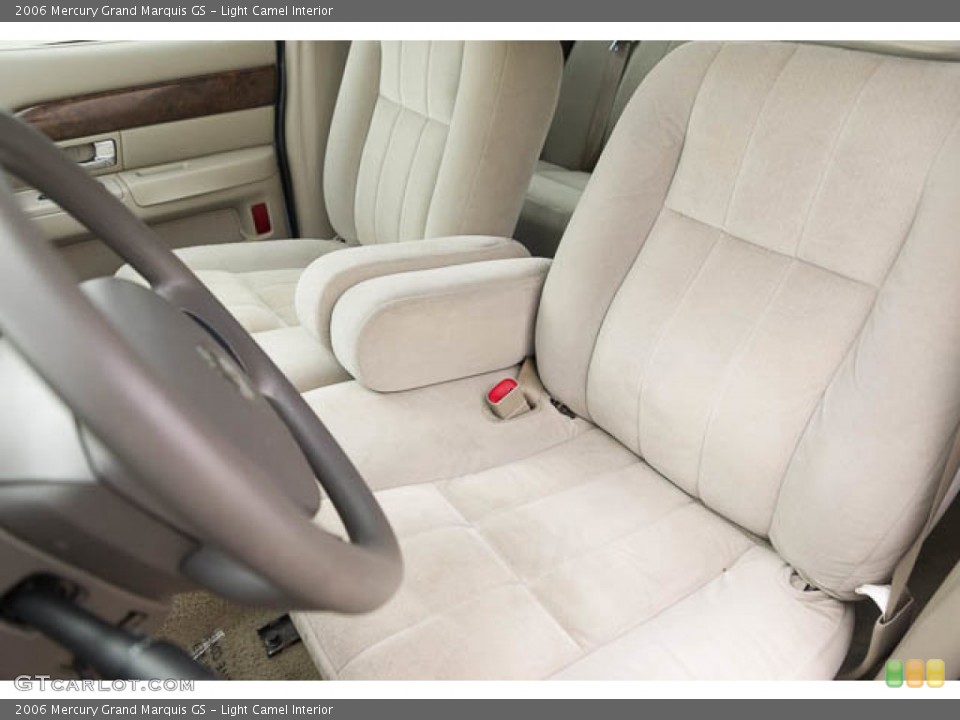 Light Camel Interior Front Seat for the 2006 Mercury Grand Marquis GS #145634465