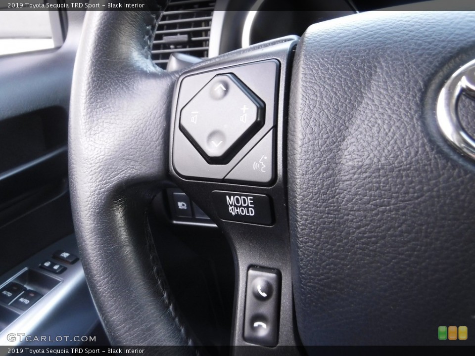 Black Interior Steering Wheel for the 2019 Toyota Sequoia TRD Sport #145636034