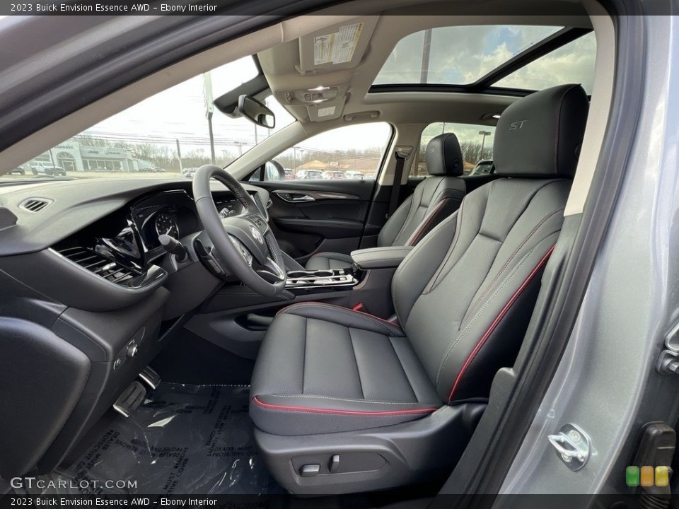 Ebony Interior Photo for the 2023 Buick Envision Essence AWD #145637336