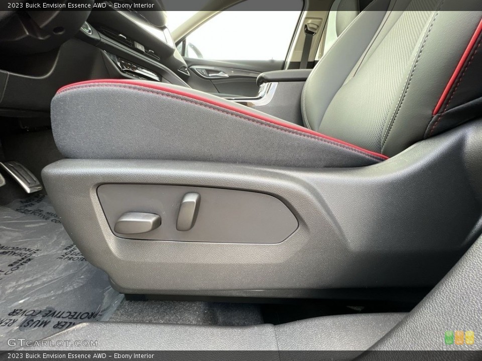 Ebony Interior Front Seat for the 2023 Buick Envision Essence AWD #145637372