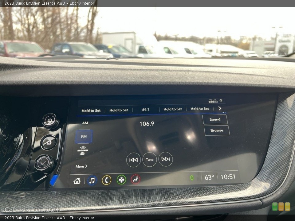 Ebony Interior Controls for the 2023 Buick Envision Essence AWD #145637459