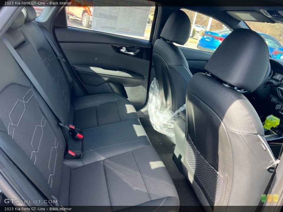 Black Interior Rear Seat for the 2023 Kia Forte GT-Line #145637471