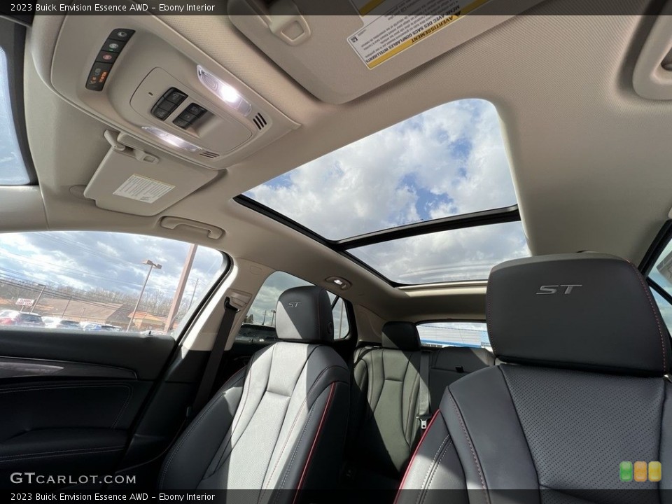 Ebony Interior Sunroof for the 2023 Buick Envision Essence AWD #145637597