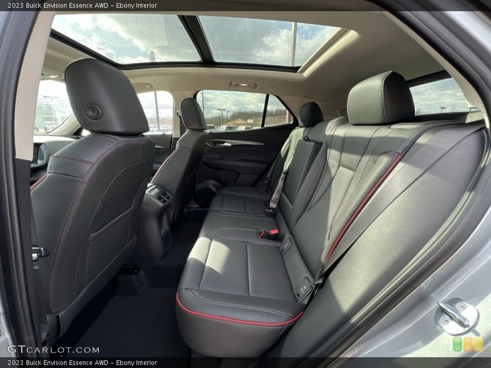 Ebony Interior Rear Seat for the 2023 Buick Envision Essence AWD #145637618
