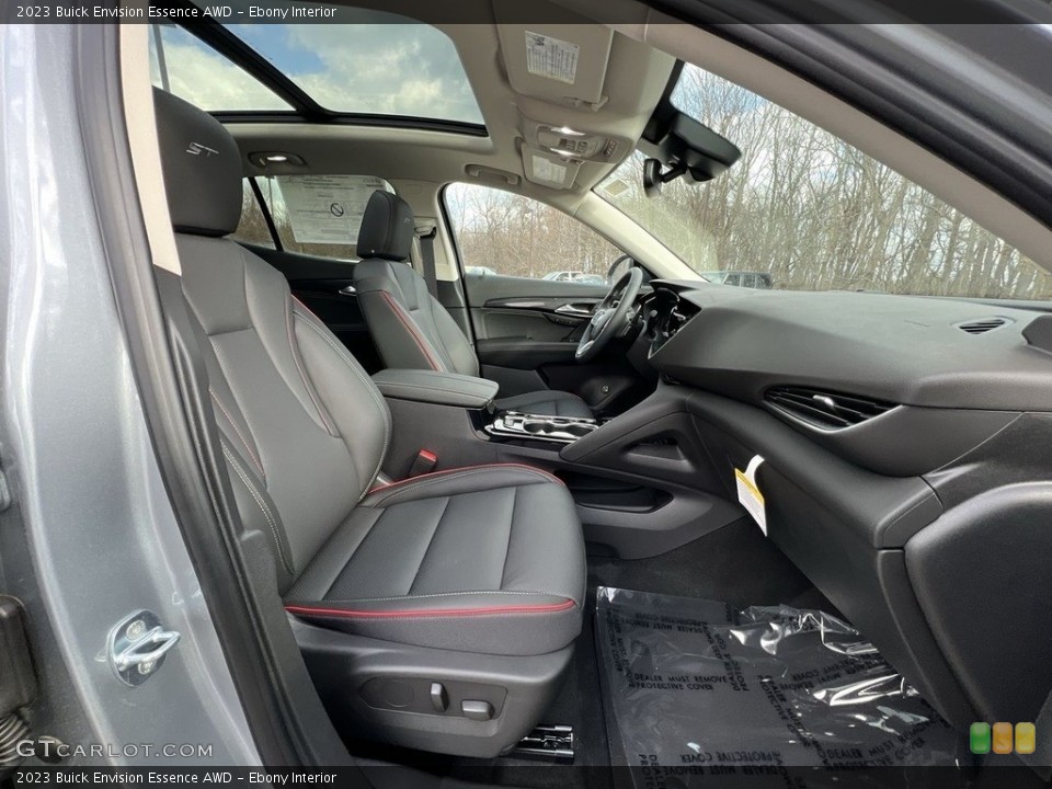 Ebony Interior Front Seat for the 2023 Buick Envision Essence AWD #145637663