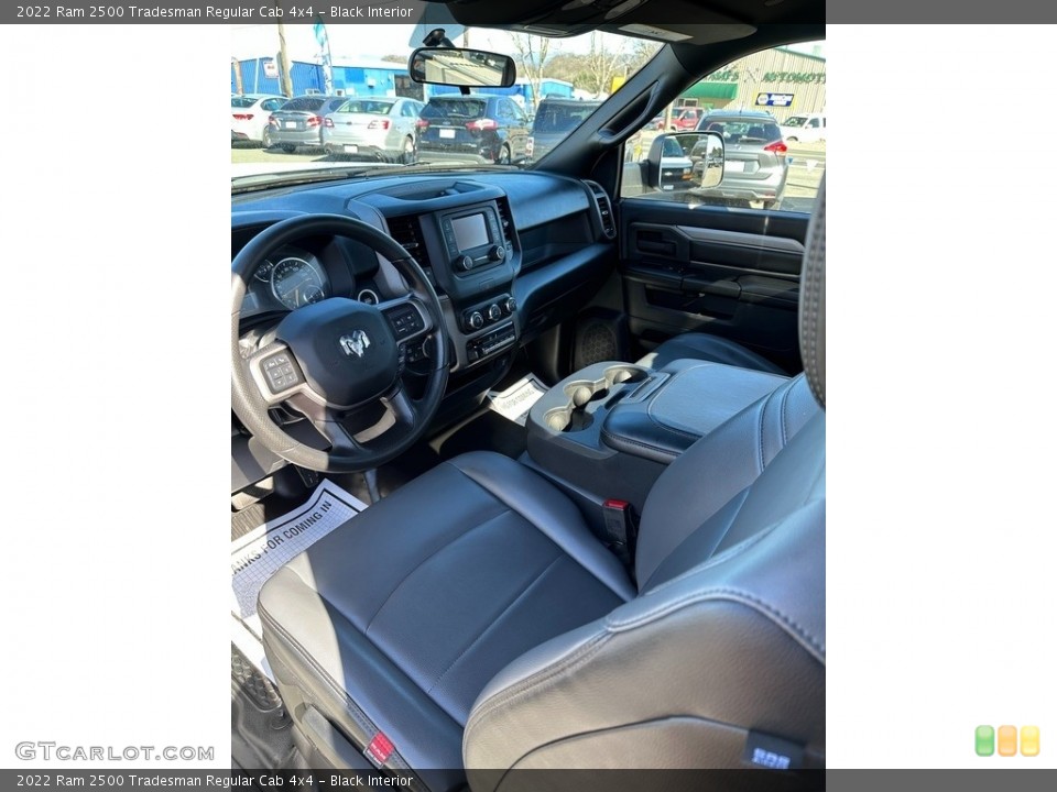 Black Interior Front Seat for the 2022 Ram 2500 Tradesman Regular Cab 4x4 #145638578