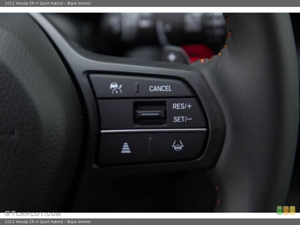 Black Interior Steering Wheel for the 2023 Honda CR-V Sport Hybrid #145640429