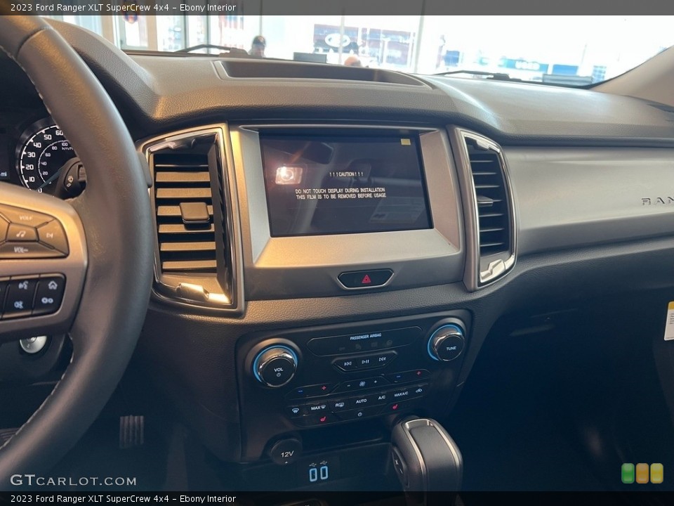 Ebony Interior Dashboard for the 2023 Ford Ranger XLT SuperCrew 4x4 #145641002
