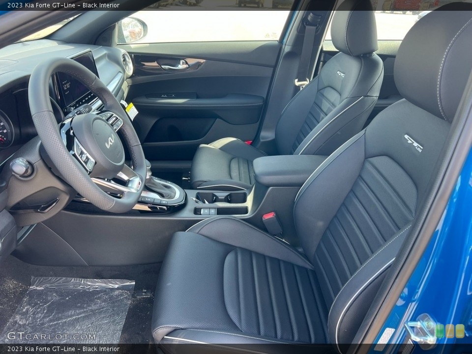 Black Interior Front Seat for the 2023 Kia Forte GT-Line #145641749