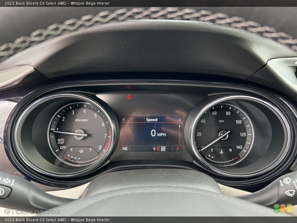 Whisper Beige Interior Gauges for the 2023 Buick Encore GX Select AWD #145642523