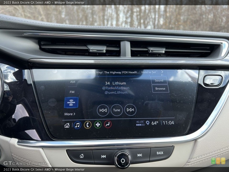 Whisper Beige Interior Controls for the 2023 Buick Encore GX Select AWD #145642535