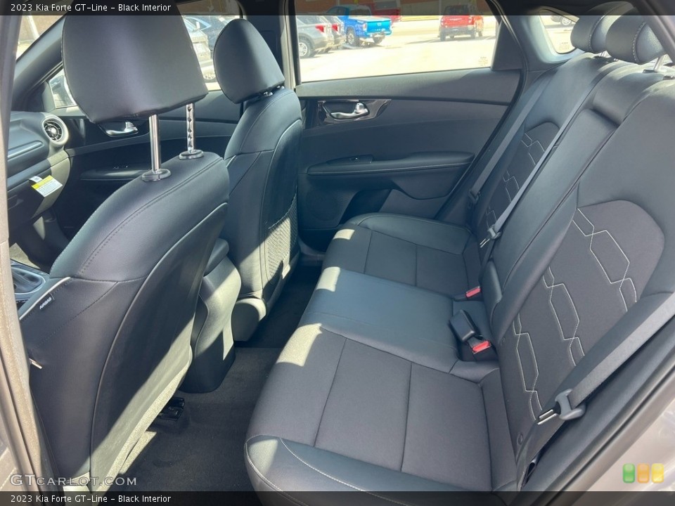 Black Interior Rear Seat for the 2023 Kia Forte GT-Line #145642604