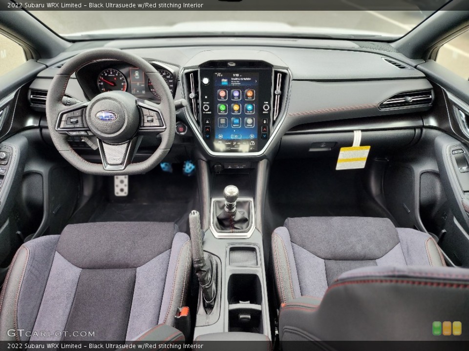 Black Ultrasuede w/Red stitching Interior Photo for the 2022 Subaru WRX Limited #145644052