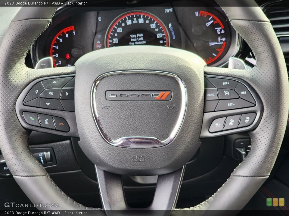 Black Interior Steering Wheel for the 2023 Dodge Durango R/T AWD #145644118