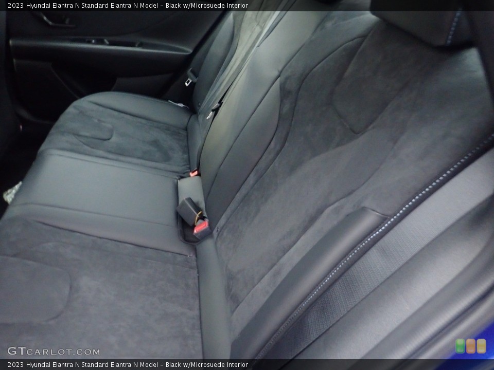 Black w/Microsuede Interior Rear Seat for the 2023 Hyundai Elantra N  #145644130
