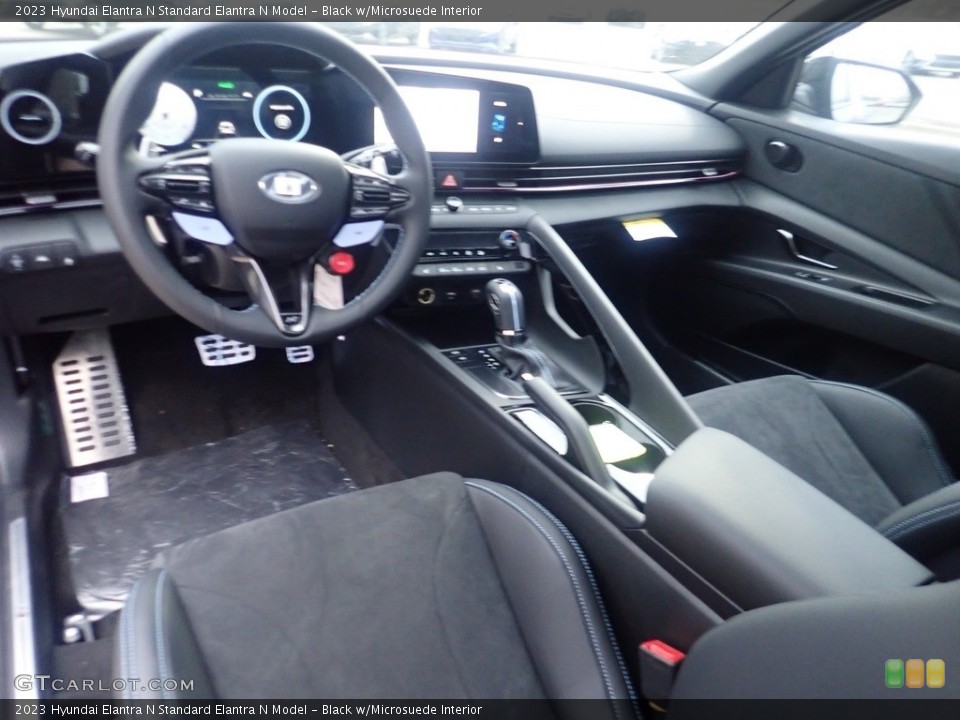 Black w/Microsuede Interior Photo for the 2023 Hyundai Elantra N  #145644152