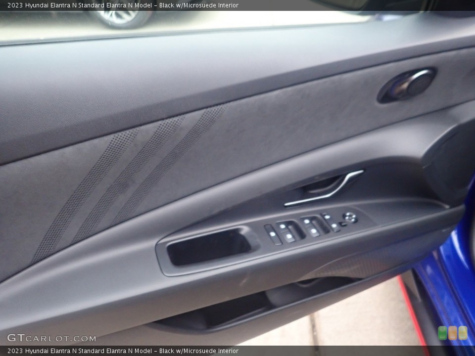 Black w/Microsuede Interior Door Panel for the 2023 Hyundai Elantra N  #145644173