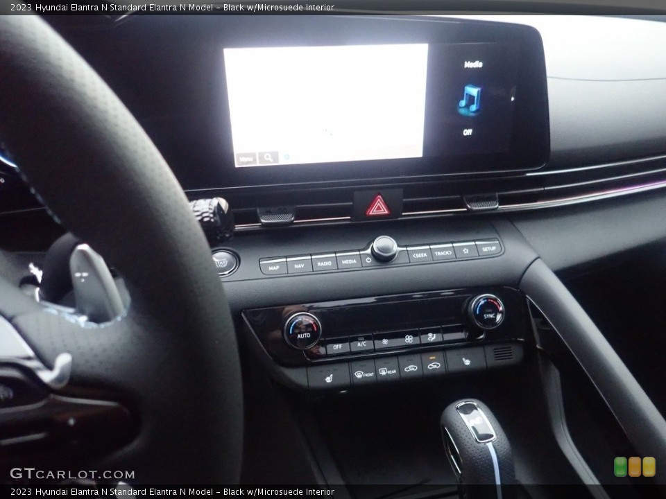 Black w/Microsuede Interior Controls for the 2023 Hyundai Elantra N  #145644244