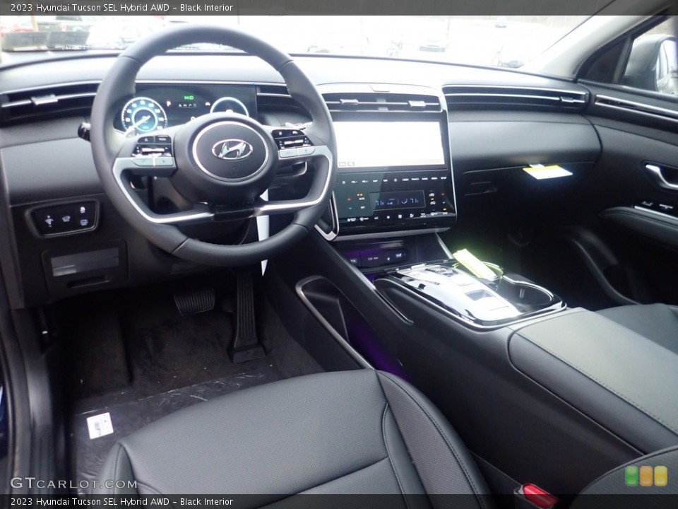 Black Interior Photo for the 2023 Hyundai Tucson SEL Hybrid AWD #145644625