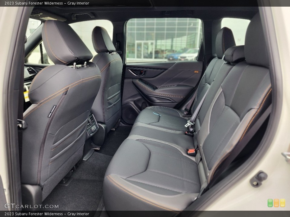 Gray Interior Rear Seat for the 2023 Subaru Forester Wilderness #145645132