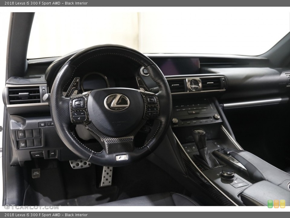 Black Interior Dashboard for the 2018 Lexus IS 300 F Sport AWD #145645498