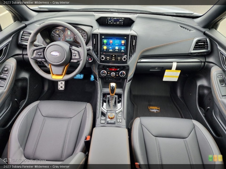Gray Interior Dashboard for the 2023 Subaru Forester Wilderness #145645579