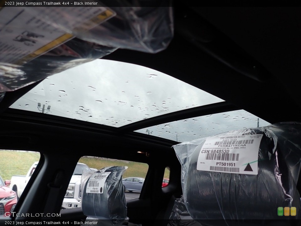 Black Interior Sunroof for the 2023 Jeep Compass Trailhawk 4x4 #145646650