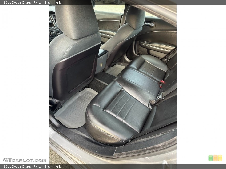 Black Interior Rear Seat for the 2011 Dodge Charger Police #145647439