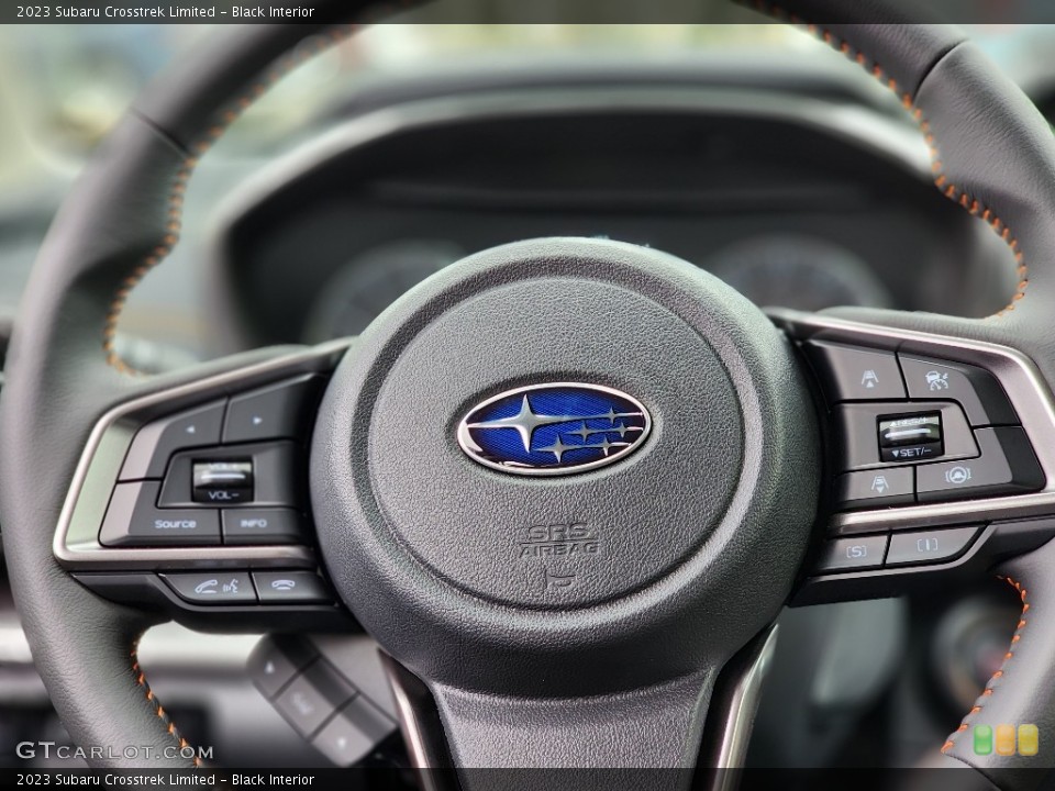 Black Interior Steering Wheel for the 2023 Subaru Crosstrek Limited #145647535
