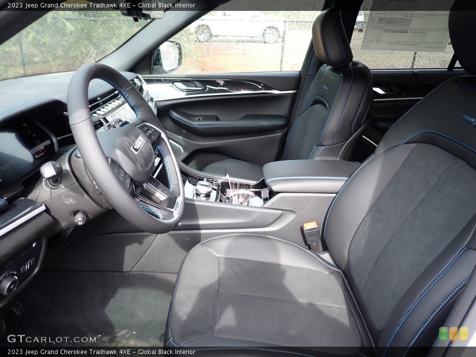 Global Black Interior Front Seat for the 2023 Jeep Grand Cherokee Trailhawk 4XE #145647885