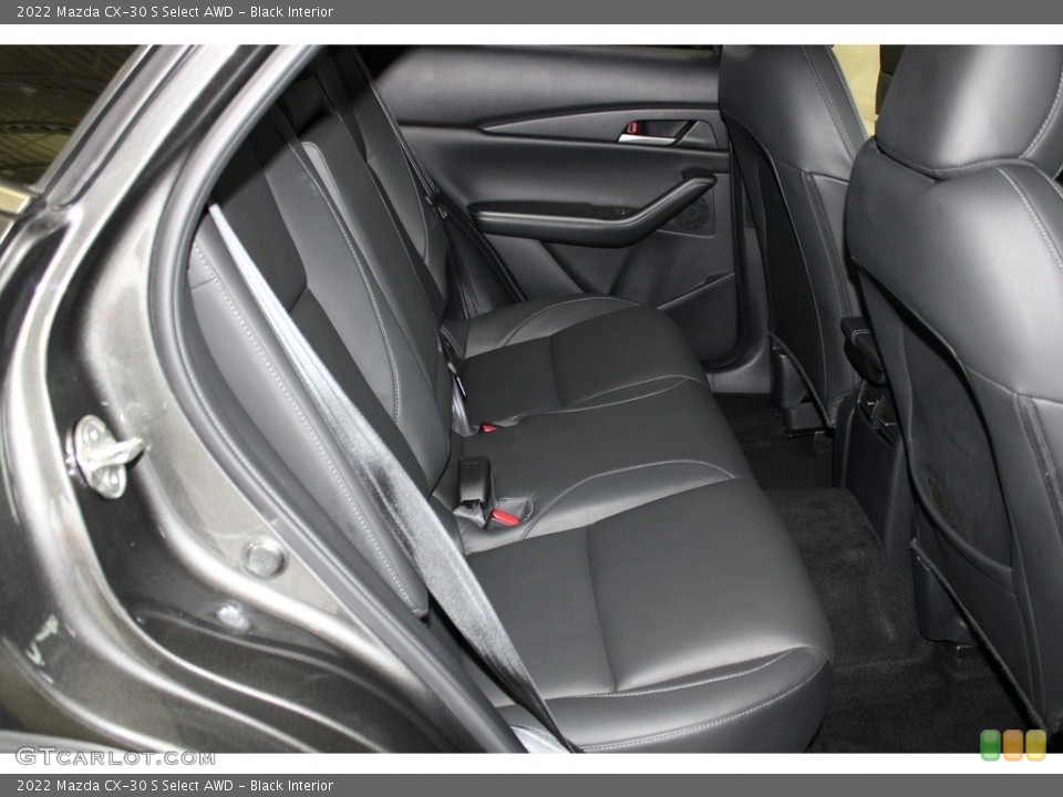 Black Interior Rear Seat for the 2022 Mazda CX-30 S Select AWD #145648201