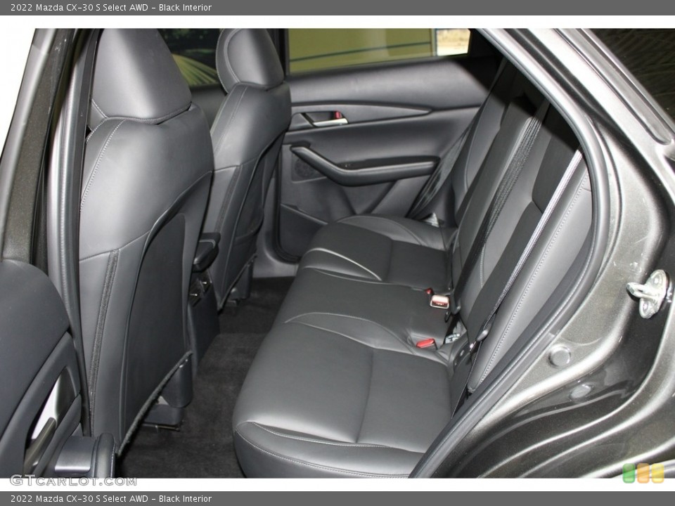 Black Interior Rear Seat for the 2022 Mazda CX-30 S Select AWD #145648300