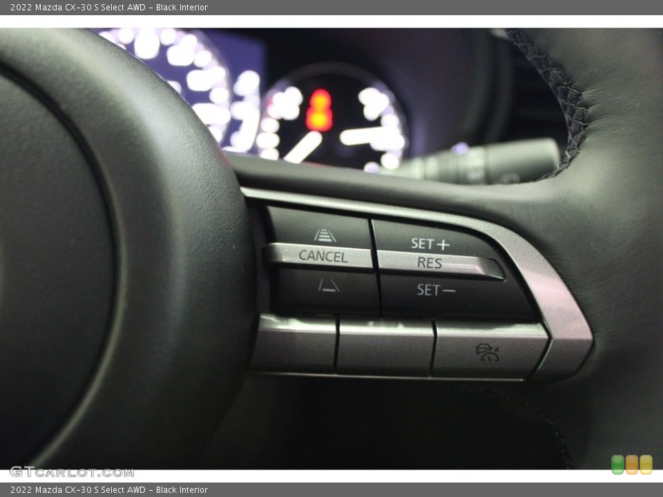 Black Interior Steering Wheel for the 2022 Mazda CX-30 S Select AWD #145648441