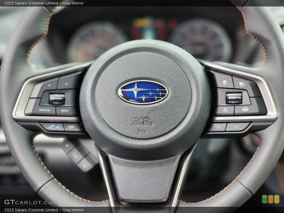 Gray Interior Steering Wheel for the 2023 Subaru Crosstrek Limited #145649263
