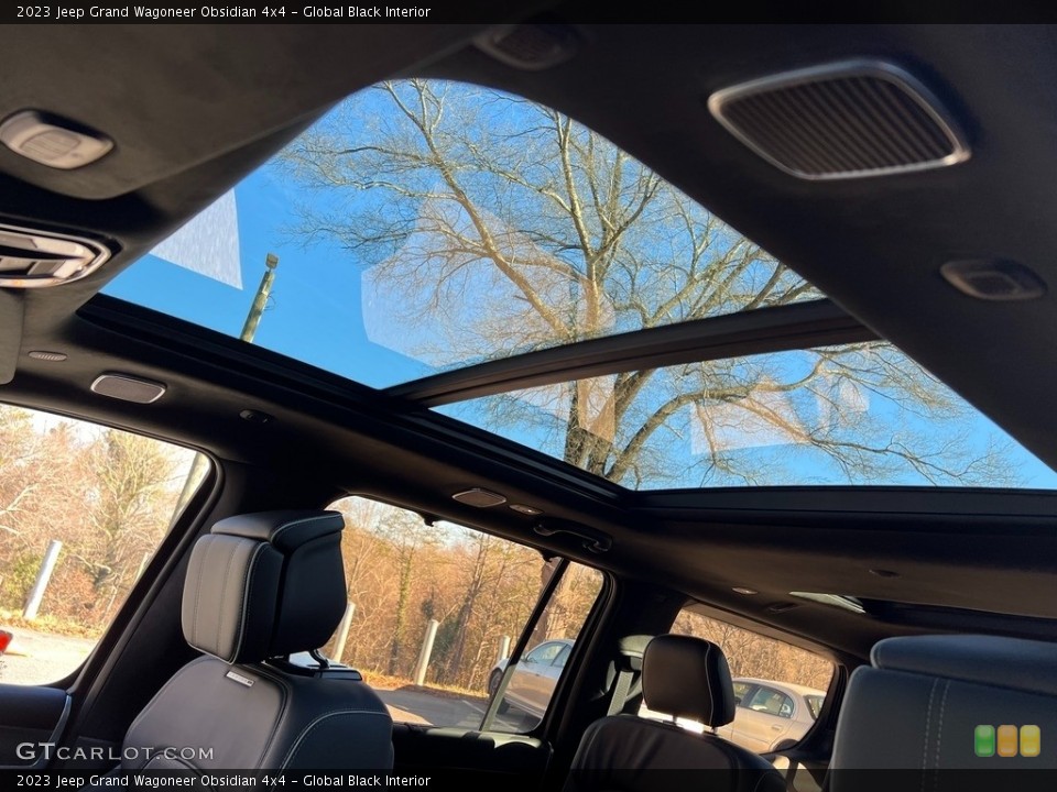 Global Black Interior Sunroof for the 2023 Jeep Grand Wagoneer Obsidian 4x4 #145649470