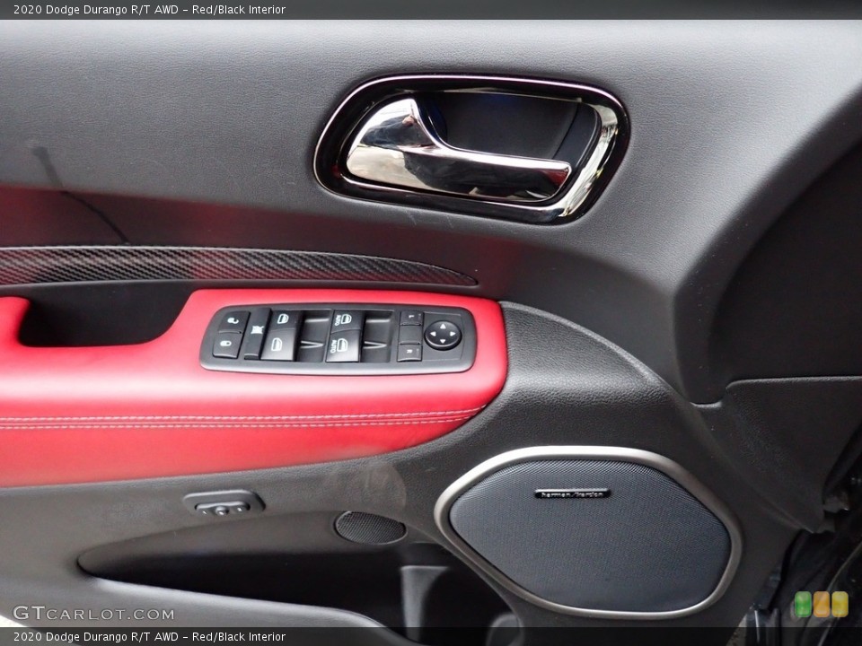 Red/Black Interior Door Panel for the 2020 Dodge Durango R/T AWD #145649560