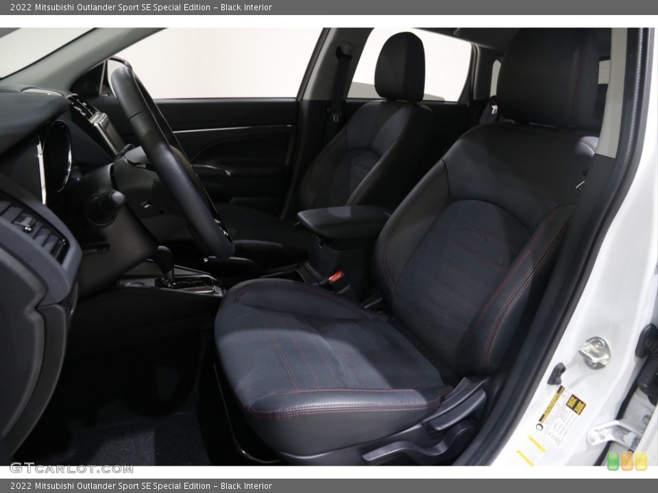 Black Interior Front Seat for the 2022 Mitsubishi Outlander Sport SE Special Edition #145649662