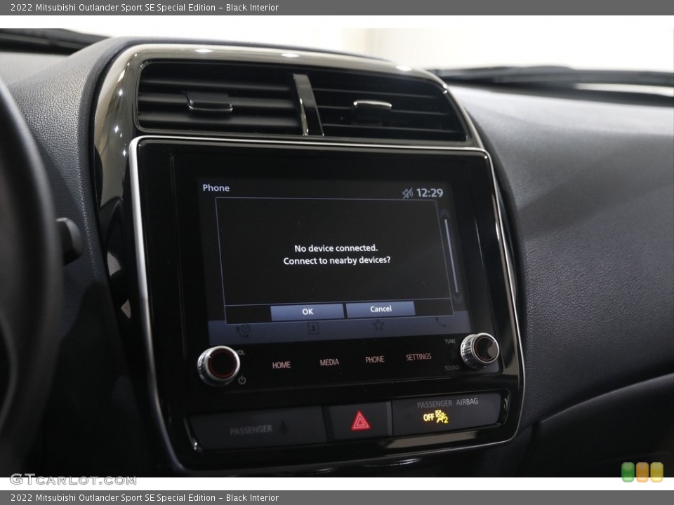 Black Interior Controls for the 2022 Mitsubishi Outlander Sport SE Special Edition #145649773
