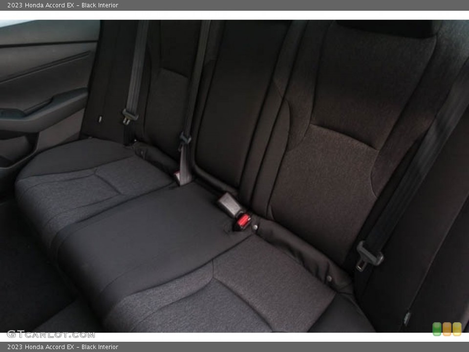 Black Interior Rear Seat for the 2023 Honda Accord EX #145650649