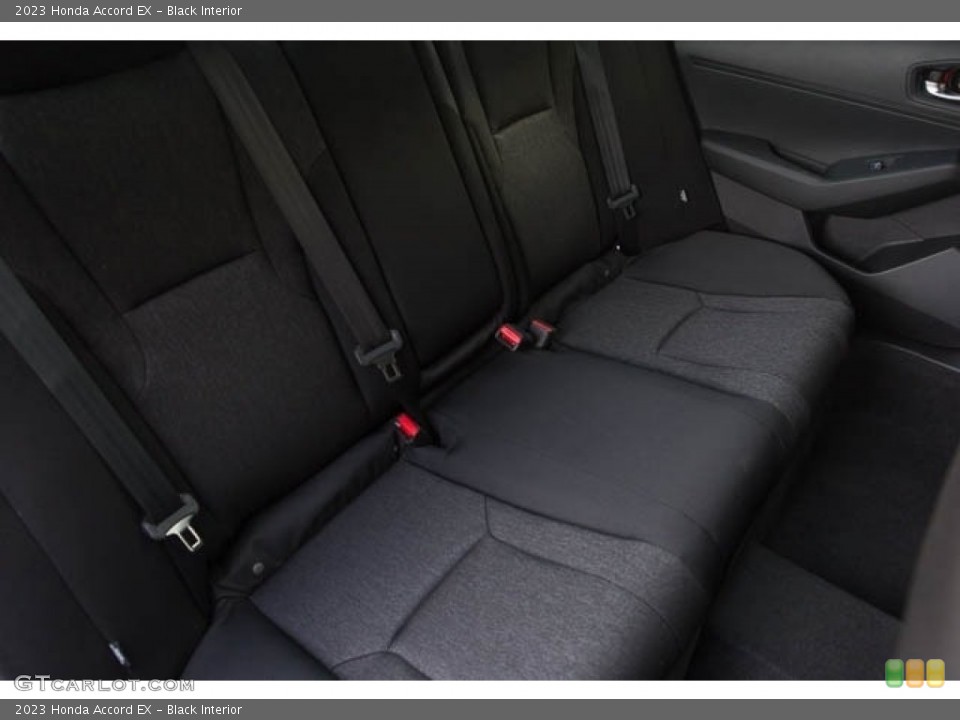 Black Interior Rear Seat for the 2023 Honda Accord EX #145650691