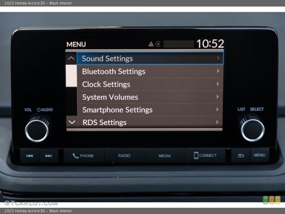 Black Interior Controls for the 2023 Honda Accord EX #145650730