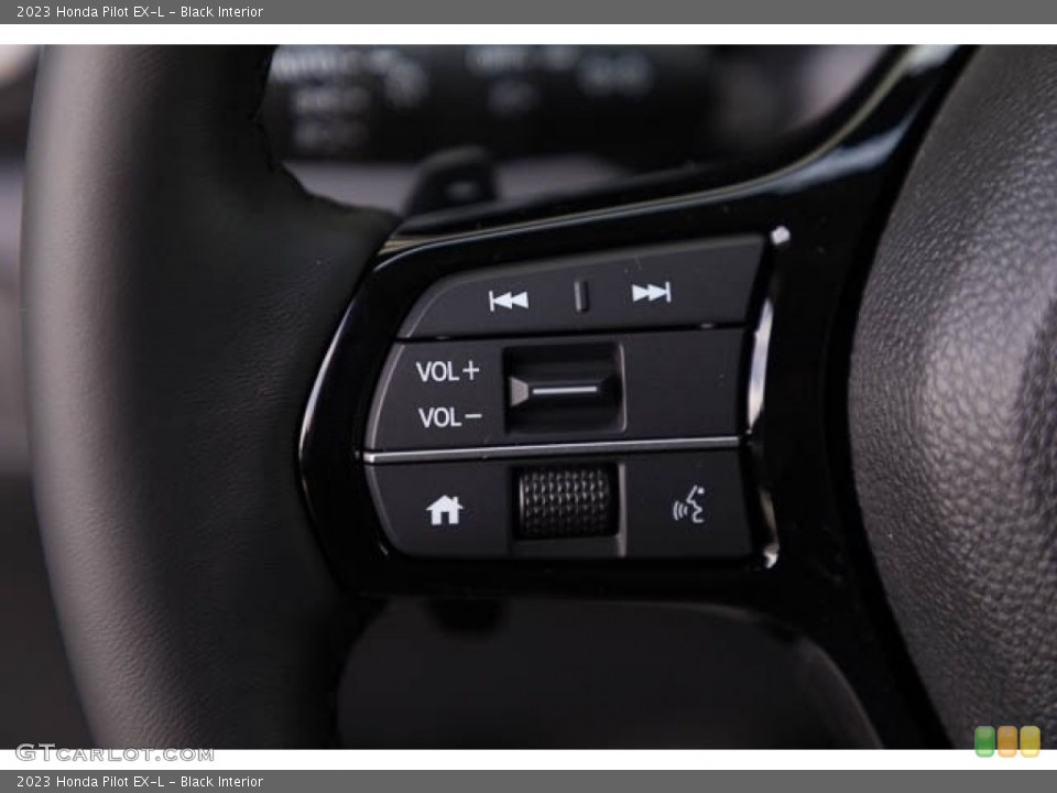 Black Interior Steering Wheel for the 2023 Honda Pilot EX-L #145650949