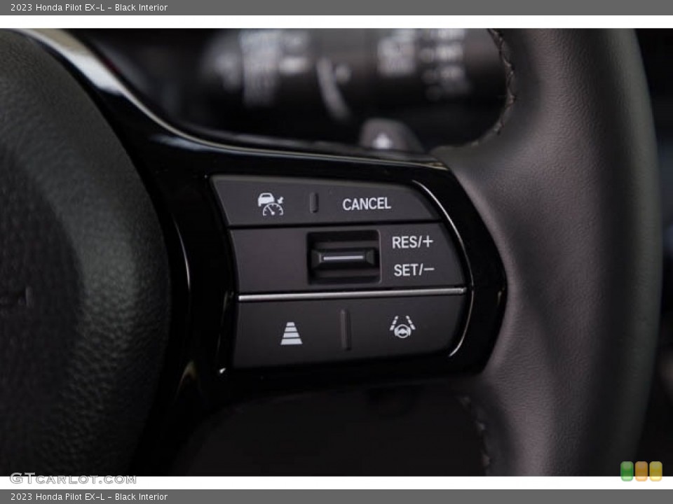 Black Interior Steering Wheel for the 2023 Honda Pilot EX-L #145650961